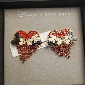 New Disney x BAUBLEBAR Minnie & Mickey Rhinestone Earrings ❤❤